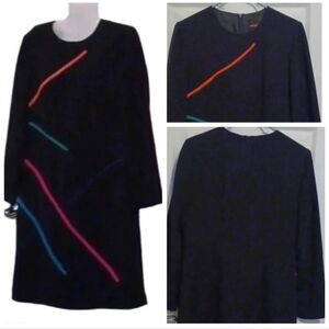 💙🏍dress with colorful stripes